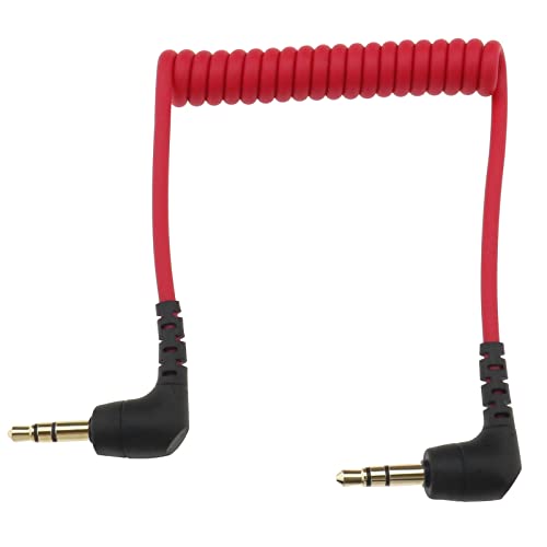 3,5-mm-Mikrofonkabel, Ersatz kompatibel mit Rode Wireless Go VideoMic GO 2/VideoMicro 3,5 mm Stecker auf Stecker, TRS auf TRS, Audiomikrofon, AUX-Mikrofonkabel von OTOTEC
