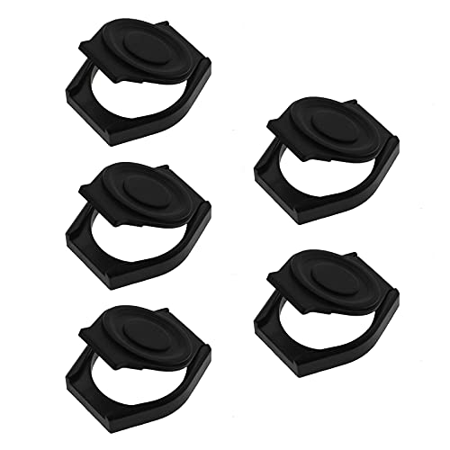 OTOTEC 5 x USB Webcam Sichtschutz Shutter schützt Gegenlichtdeckel Haube Abdeckung Schutz Privatsphäre und Sicherheit für PC Computer Laptop schwarz von OTOTEC