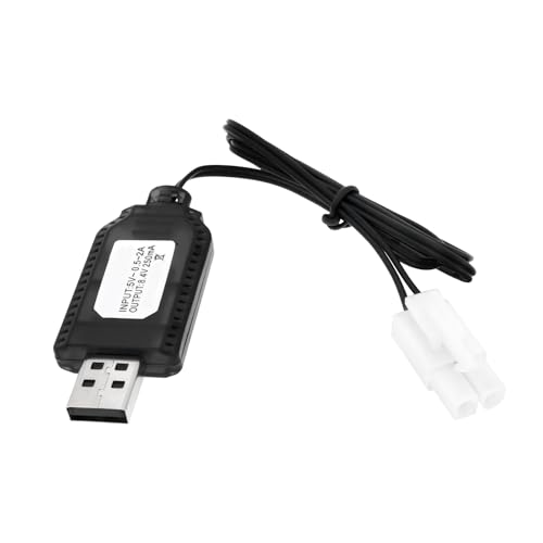 OTOTEC 8,4-V-NiMH/NiCd-Akkuladekabel mit Standard-2P-Stecker 250 MA Kompatibel mit RC-Auto RC-Panzer RC-Flugzeug RC-Boot von OTOTEC