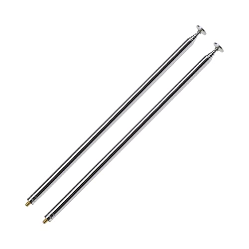 OTOTEC Teleskopantenne mit M3-Gewinde, 6 Abschnitte, für AM, FM-Radio, TV, RC, Auto, Flugzeugsteuerung, Ersatz-Fernbedienung, Zubehör, gestreckte Länge 820 mm OTOTEC Teleskopantenne mit M3-Gewinde, 6 Abschnitte, für AM, FM-Radio, TV, RC, Auto, Flugzeugsteuerung, Ersatz-Fernbedienung, Zubehör, gestreckte Länge 820 mm von OTOTEC
