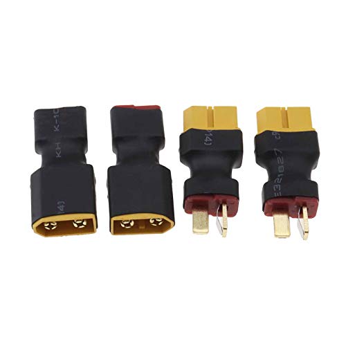 OTOTEC XT60 4 Stücke Stecker auf T Buchse und Buchse auf T Stecker Stecker Adapter Kit Set Kompakte Licht Drahtlose UAV RC Modell Auto Flugzeug Batterie von OTOTEC