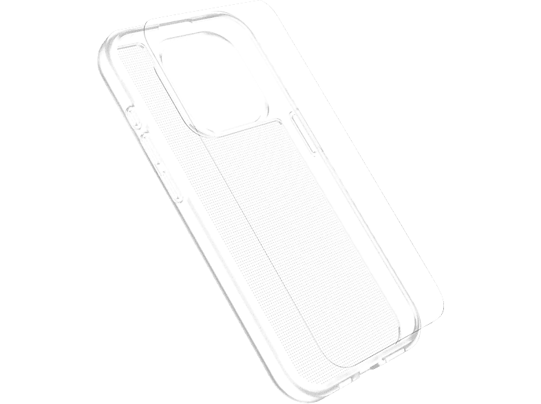 OTTERBOX React & Trusted Glass, Backcover, Apple, iPhone 15 Pro, Transparent von OTTERBOX