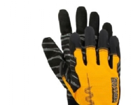 Eureka anivibr. Handschuh Größe 10 - Impact Vibration Flexi, gelb/schwarz, abnehmbare Fingerkuppen von OTTO SCHACHNER