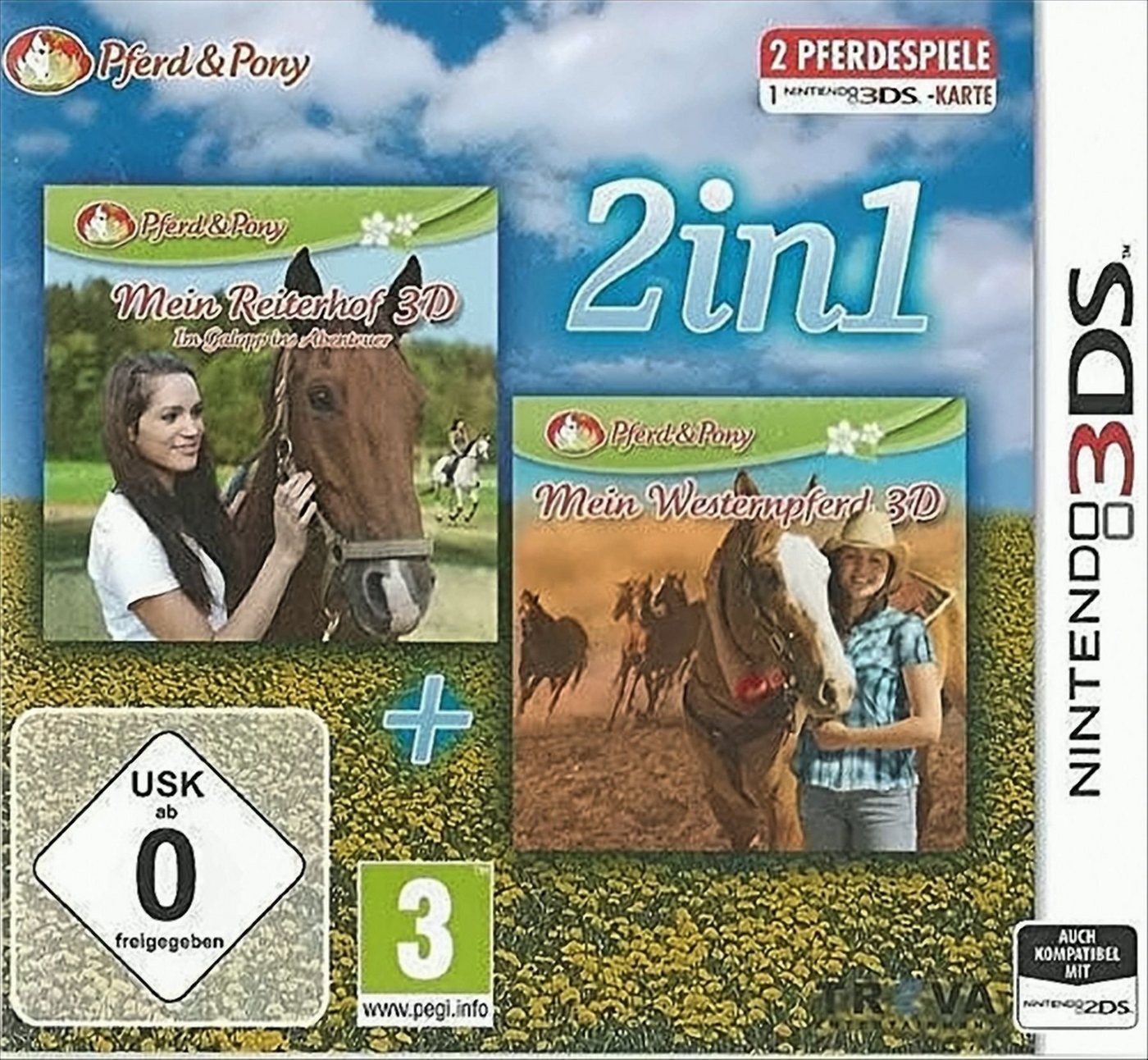 2 in 1 - Reiterhof 3D + Westernpferd 3D Nintendo 3DS von OTTO