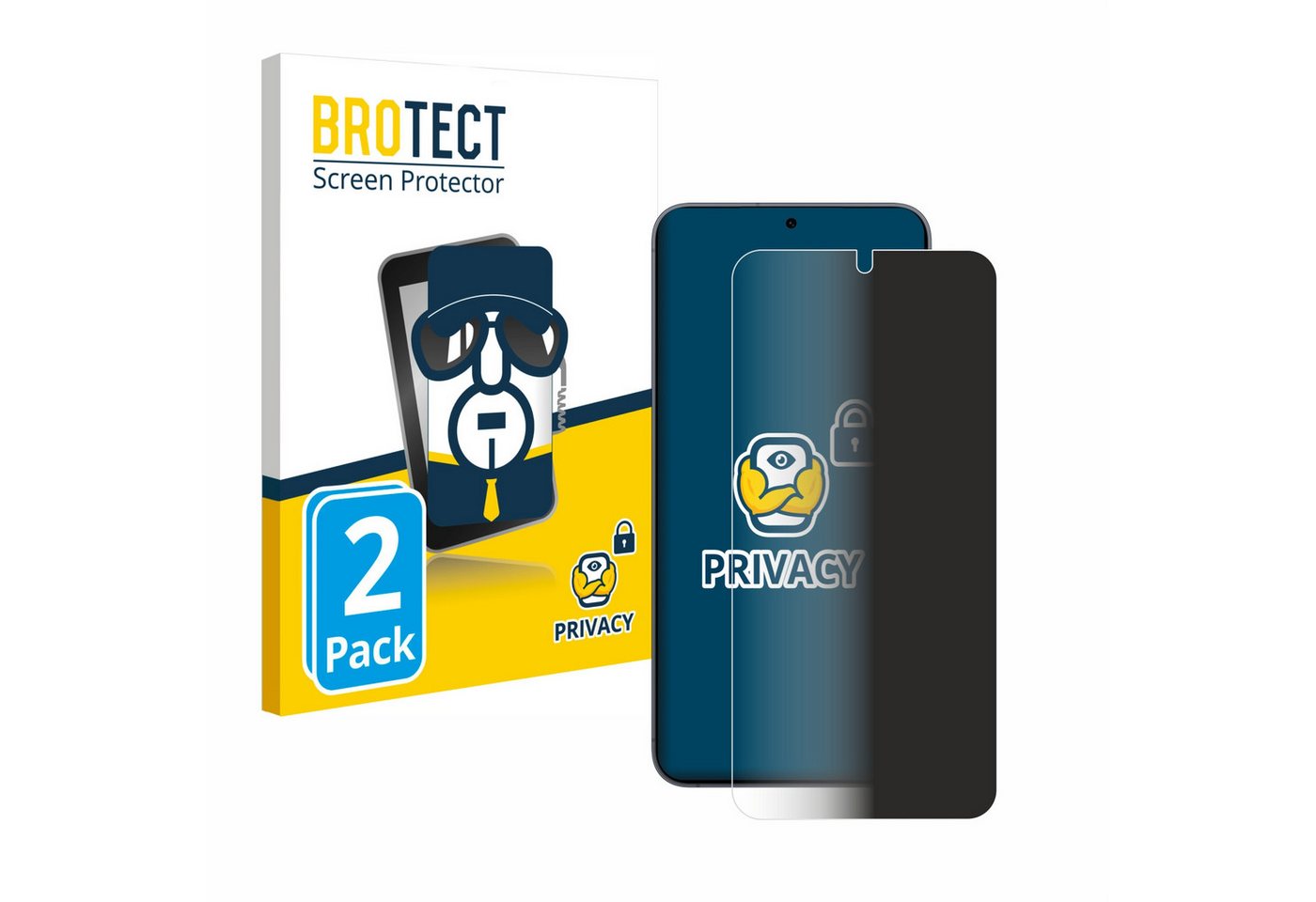 BROTECT Displayschutzfolie Sichtschutzfolie für Samsung Galaxy S25 Plus, 2 Stück, Anti-Spy Privacy Sichtschutz Blickschutzfolie Blaulicht-Schutz BROTECT Displayschutzfolie Sichtschutzfolie für Samsung Galaxy S25 Plus, 2 Stück, Anti-Spy Privacy Sichtschutz Blickschutzfolie Blaulicht-Schutz von BROTECT