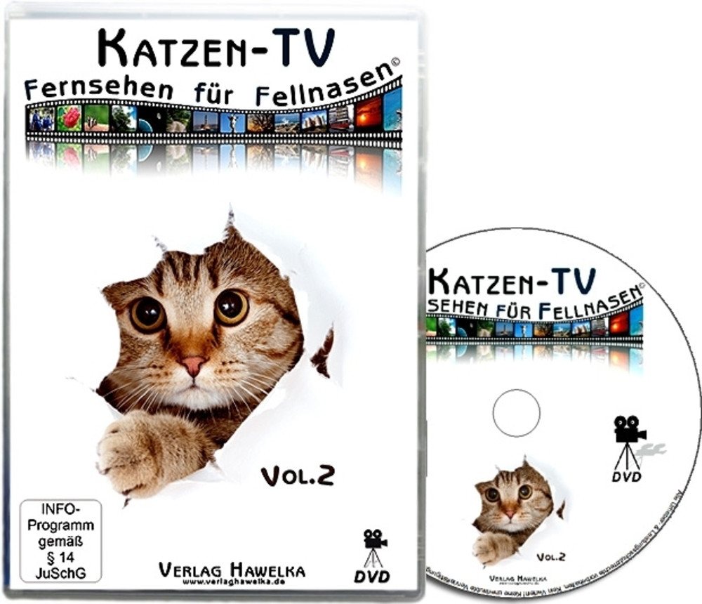 DVD Katzen-TV - Fernsehen für Fellnasen. Tl.2, 1 DVD-Video DVD Katzen-TV - Fernsehen für Fellnasen. Tl.2, 1 DVD-Video von OTTO