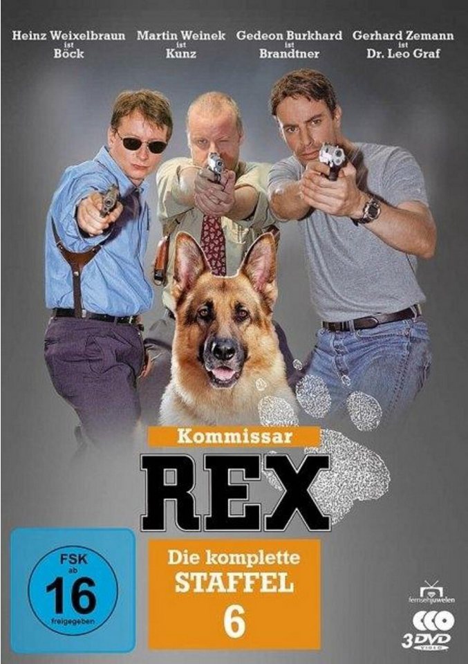 DVD Kommissar Rex - Die komplette 6. Staffel (3 DVDs) von OTTO