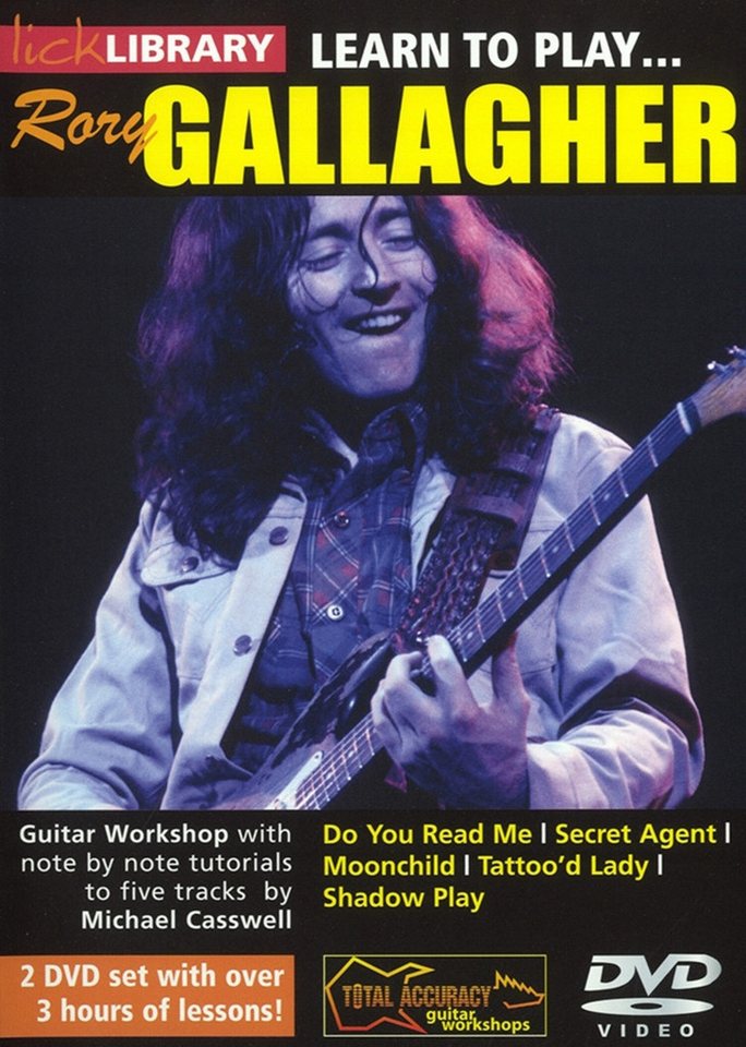 DVD Lick Library: Learn To Play Rory Gallagher DVD Lick Library: Learn To Play Rory Gallagher von OTTO