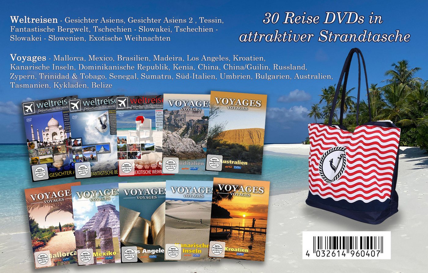 DVD Voyages-Voyages - Weltreisen - 30 Reise DVDs in attraktiver... DVD Voyages-Voyages - Weltreisen - 30 Reise DVDs in attraktiver... von OTTO