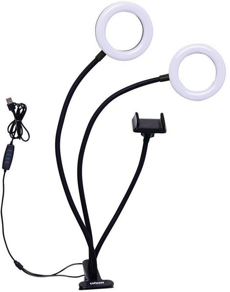 Dörr LED Selfie 2-er Ringlicht SLR-12 Bi-Color Blitzgerät Dörr LED Selfie 2-er Ringlicht SLR-12 Bi-Color Blitzgerät von OTTO