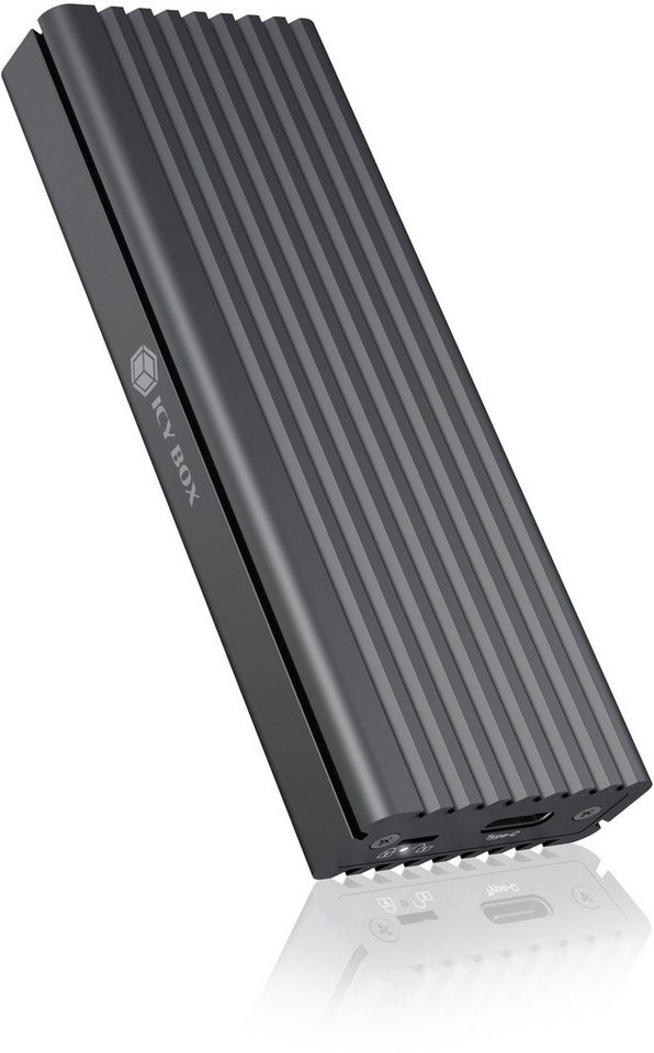 ICY BOX Festplatten-Gehäuse Gehäuse für 1x M.2 NVMe & SATA SSD mit USB Type-C Anschluss, Hochwertiges Aluminium ICY BOX Festplatten-Gehäuse Gehäuse für 1x M.2 NVMe & SATA SSD mit USB Type-C Anschluss, Hochwertiges Aluminium von ICY BOX
