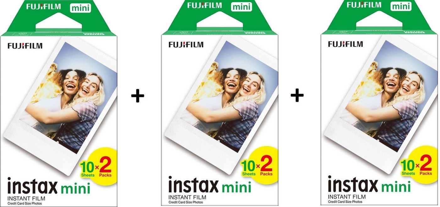 Fujifilm INSTAX Mini Film 60 Fotos für Mini 7s, 8, 9, 11, 25, 70, 90 Sofortbildkamera von OTTO