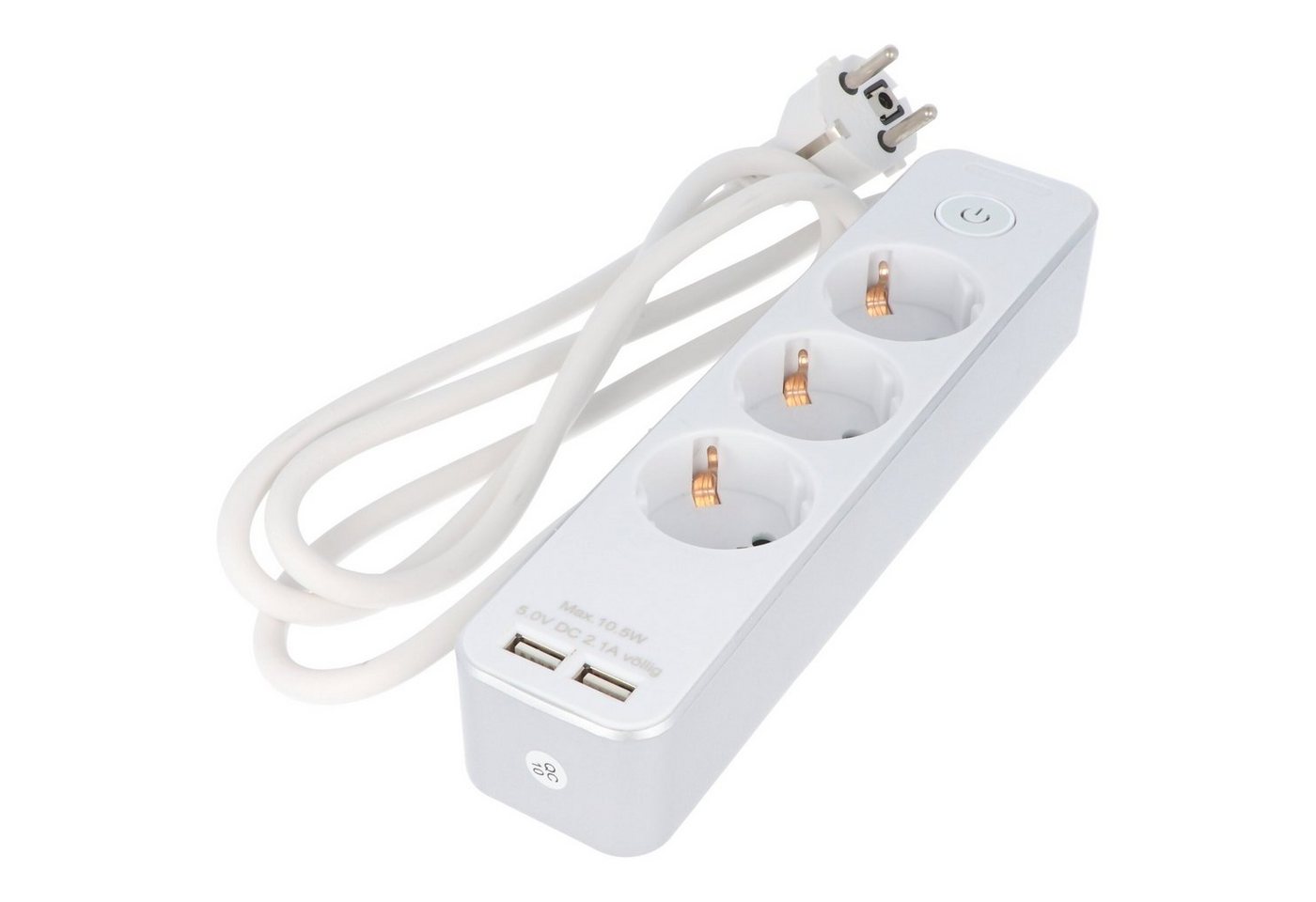 Goobay 3-fach Steckdosenleiste mit Schalter und 2 USB Ports, zum Anschluss v USB-Ladegerät Goobay 3-fach Steckdosenleiste mit Schalter und 2 USB Ports, zum Anschluss v USB-Ladegerät von OTTO