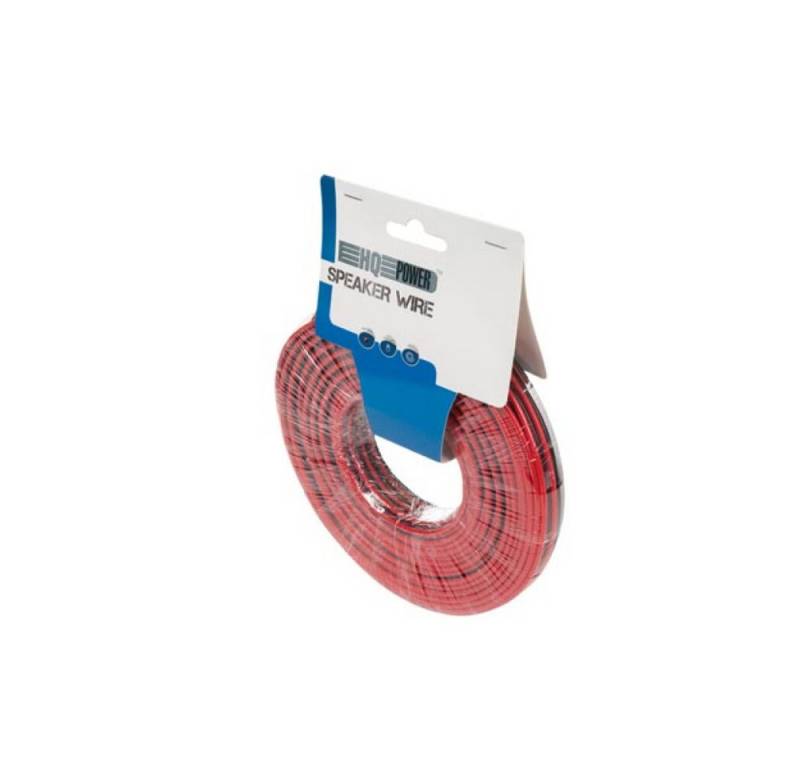HQ POWER LAUTSPRECHERKABEL - ROT/SCHWARZ - 2 x 2.50 mm² - 25 m Audio- & Video-Kabel von HQ POWER