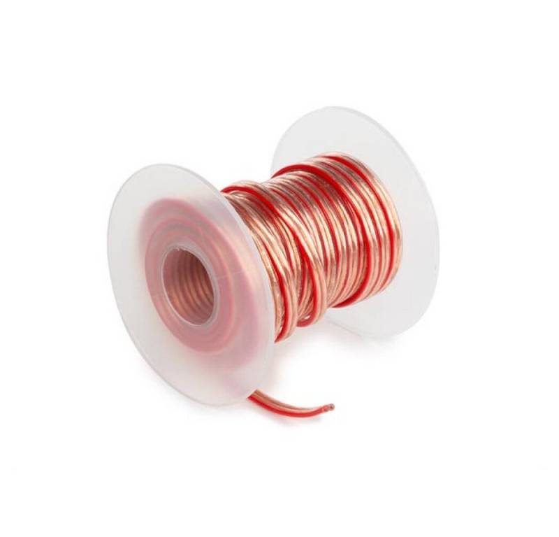 HQ POWER LAUTSPRECHERKABEL - TRANSPARENT - 2 x 1.50 mm² - 20 m Audio- & Video-Kabel von HQ POWER