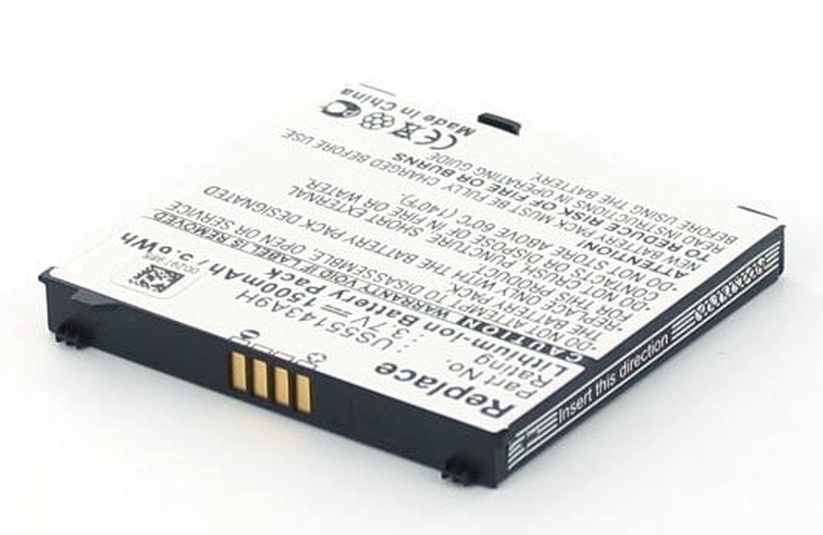 AGI Akku für Acer BT.00107.002 Li-Ion 3,7 Volt 1350 mAh schwarz Handy-Akku 1350 mAh (3.7 V) von AGI