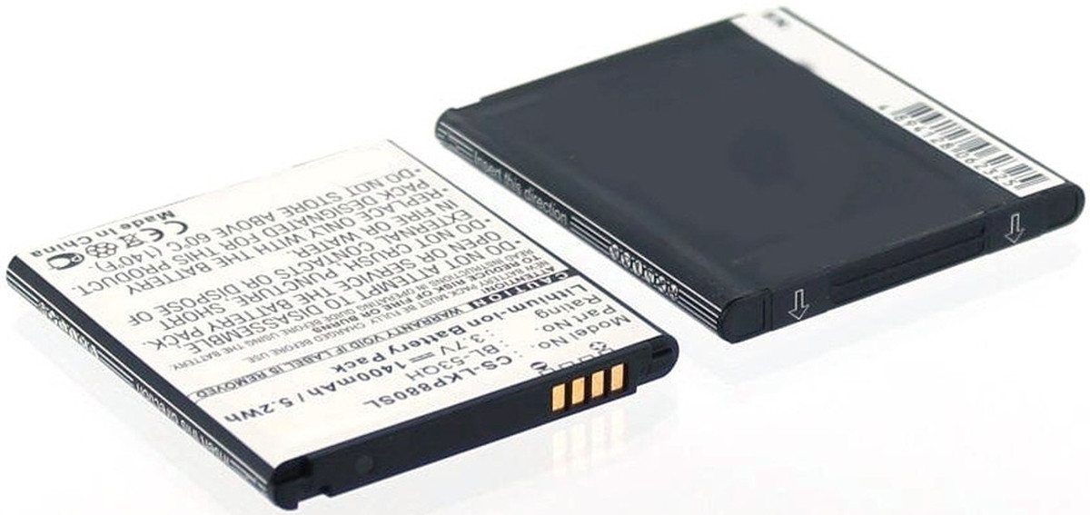 AGI Akku für LG Electronics P875 Optimus F5 Li-Ion 3,7 Volt 1400 mAh schwa Handy-Akku 1400 mAh (3.7 V) von AGI
