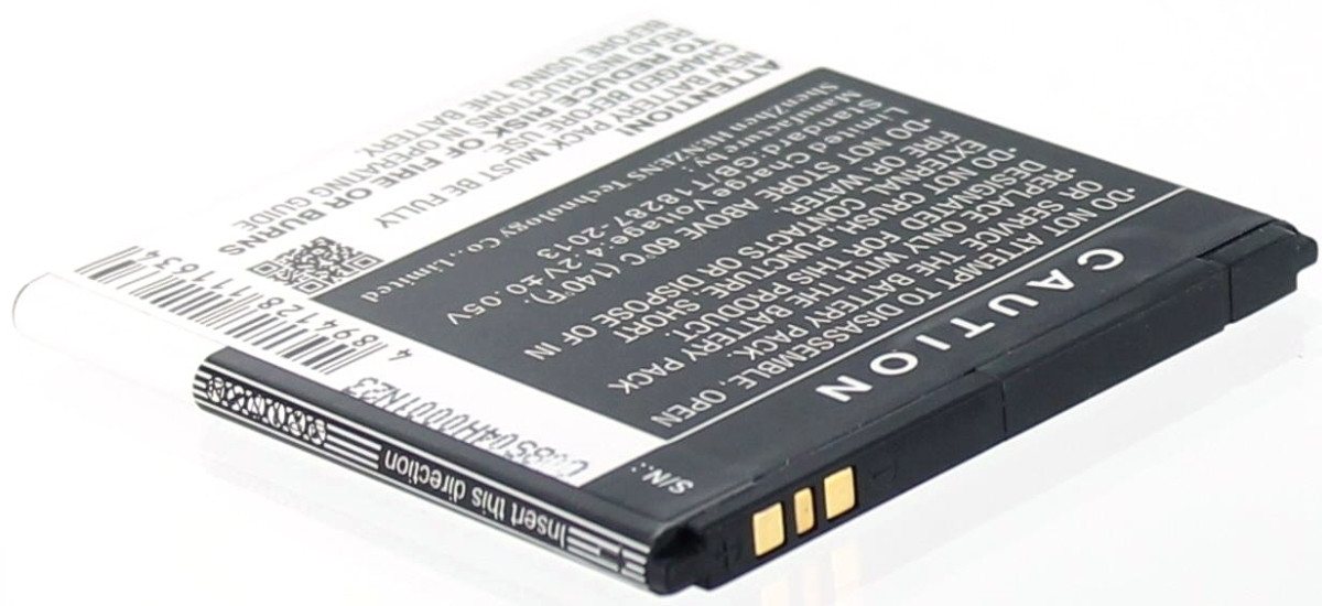 AGI Akku für Archos 45C Platinum Li-Ion 3,7 Volt 1700 mAh schwarz Handy-Akku 1700 mAh (3.7 V) von AGI