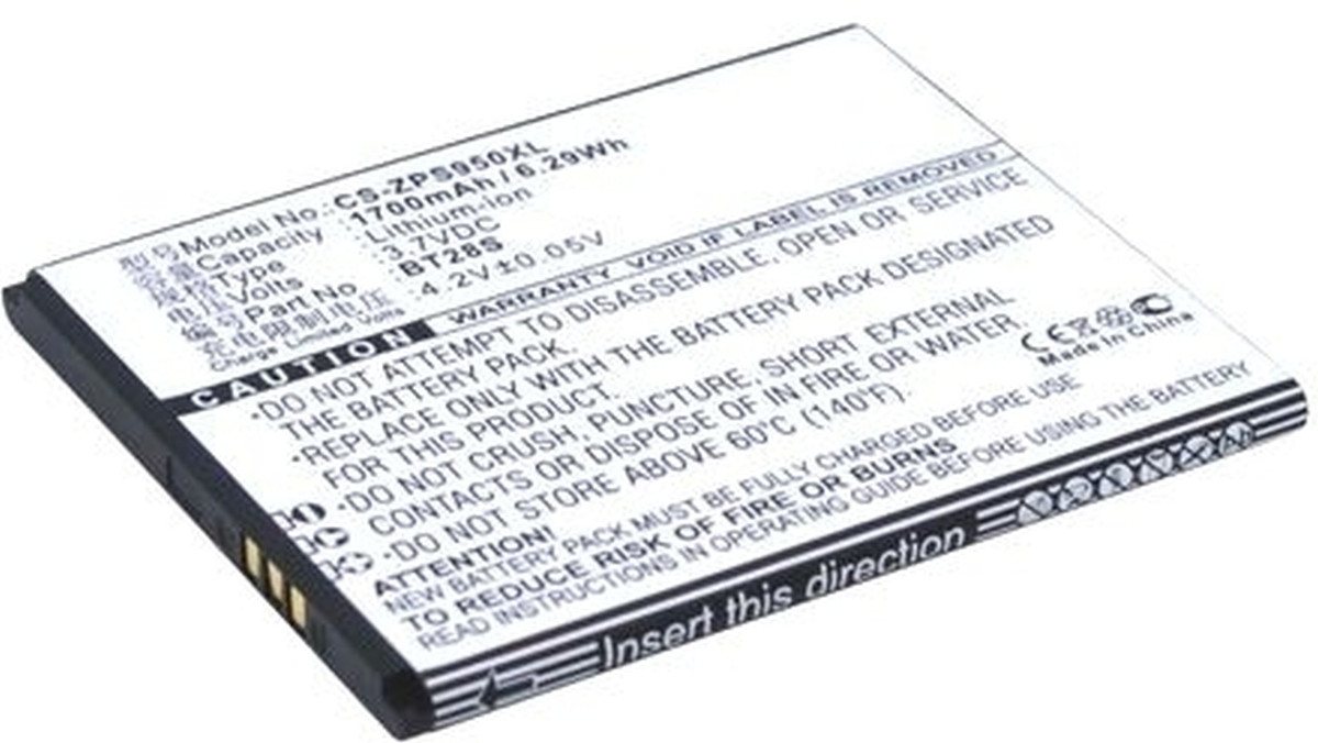 AGI Akku für Zopo BT28S Li-Ion 3,7 Volt 1700 mAh schwarz Handy-Akku 1700 mAh (3.7 V) von AGI