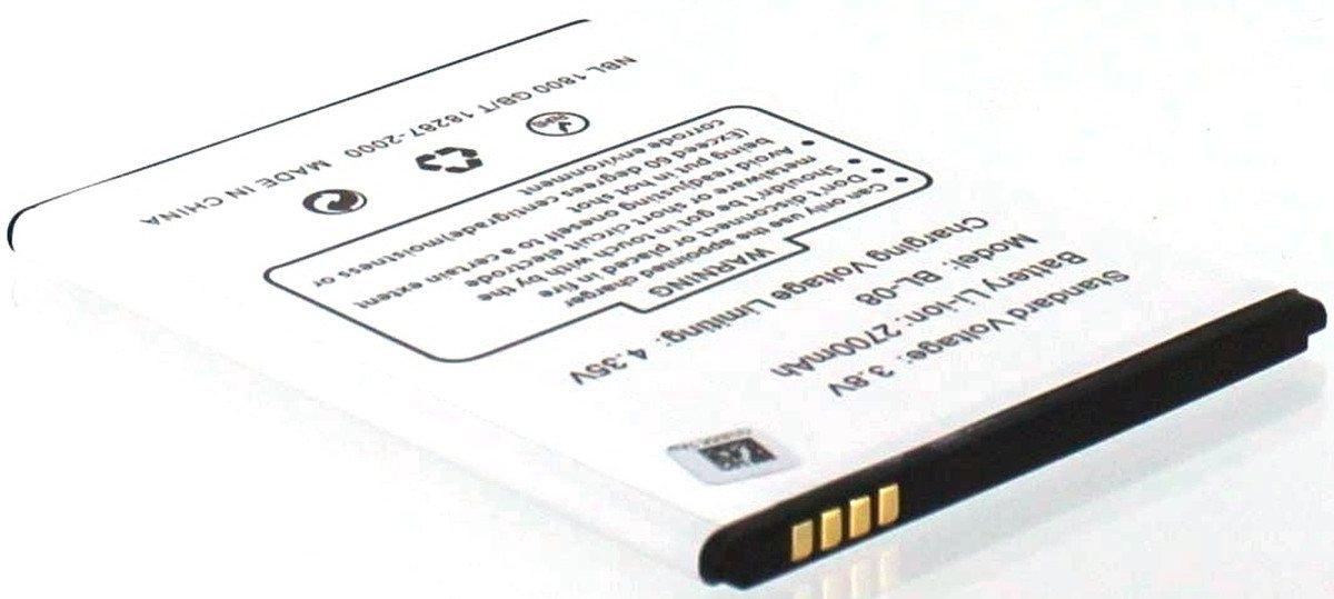 AGI Akku für Thl 2015 Li-Ion 3,8 Volt 2700 mAh weiß Handy-Akku 2700 mAh (3.8 V) von AGI