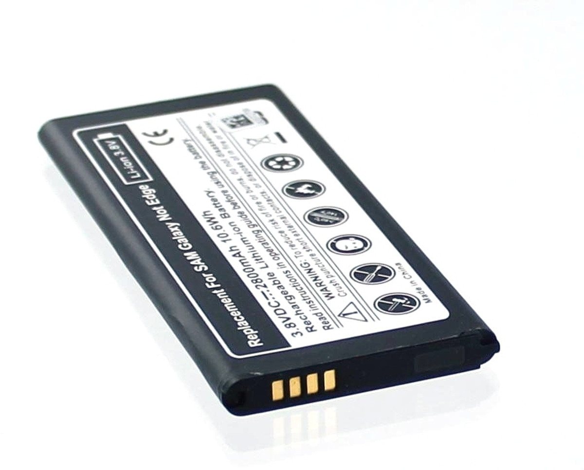 AGI Akku für Samsung SM-N915F Li-Ion 3,8 Volt 2800 mAh schwarz Handy-Akku 2800 mAh (3.8 V) von AGI