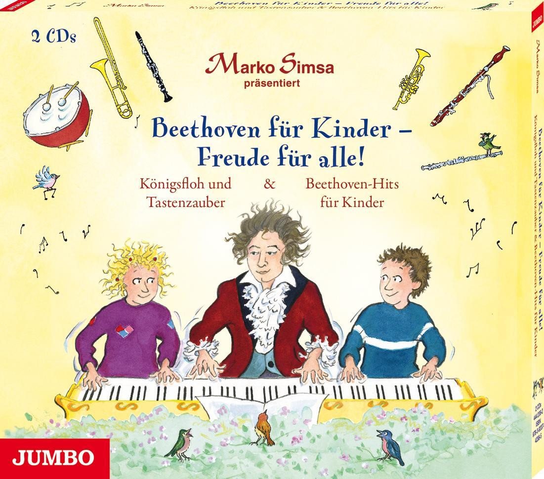 JUMBO Verlag Hörspiel Beethoven für Kinder - Freude für alle! Königsfloh und Tastenzauber... von Jumbo Verlag
