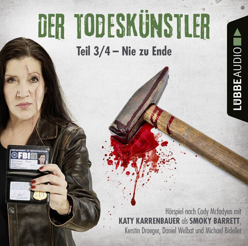 Bastei Lübbe AG Hörspiel Der Todeskünstler - Nie zu Ende, 1 Audio-CD Bastei Lübbe AG Hörspiel Der Todeskünstler - Nie zu Ende, 1 Audio-CD von Bastei Lübbe AG