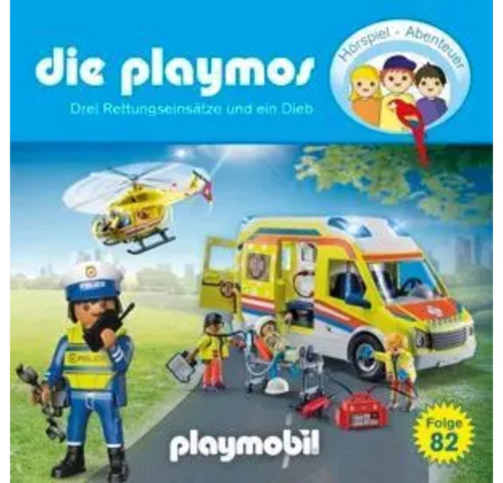 Hörspiel Die Playmos-(82)Drei Rettungseinsätze Und Ein Dieb Hörspiel Die Playmos-(82)Drei Rettungseinsätze Und Ein Dieb von OTTO