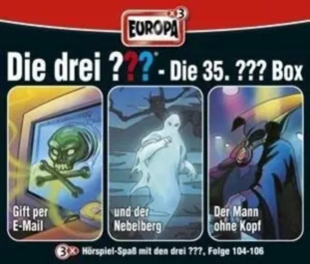 Hörspiel Die drei ??? Box 35. Folgen 104 - 106 (drei Fragezeichen) 3 CDs von OTTO