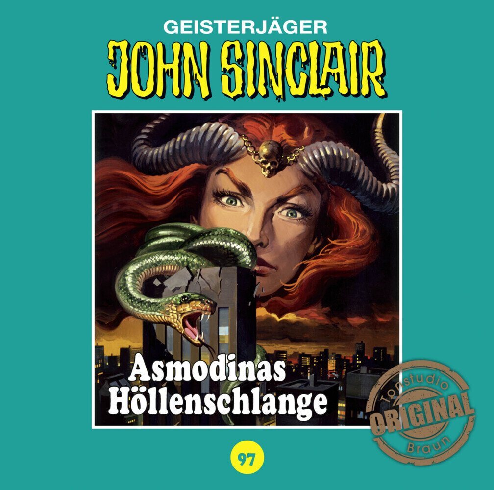 Bastei Lübbe AG Hörspiel John Sinclair Tonstudio Braun - Asmodinas Höllenschlange, 1 Audio-CD Bastei Lübbe AG Hörspiel John Sinclair Tonstudio Braun - Asmodinas Höllenschlange, 1 Audio-CD von Bastei Lübbe Ag