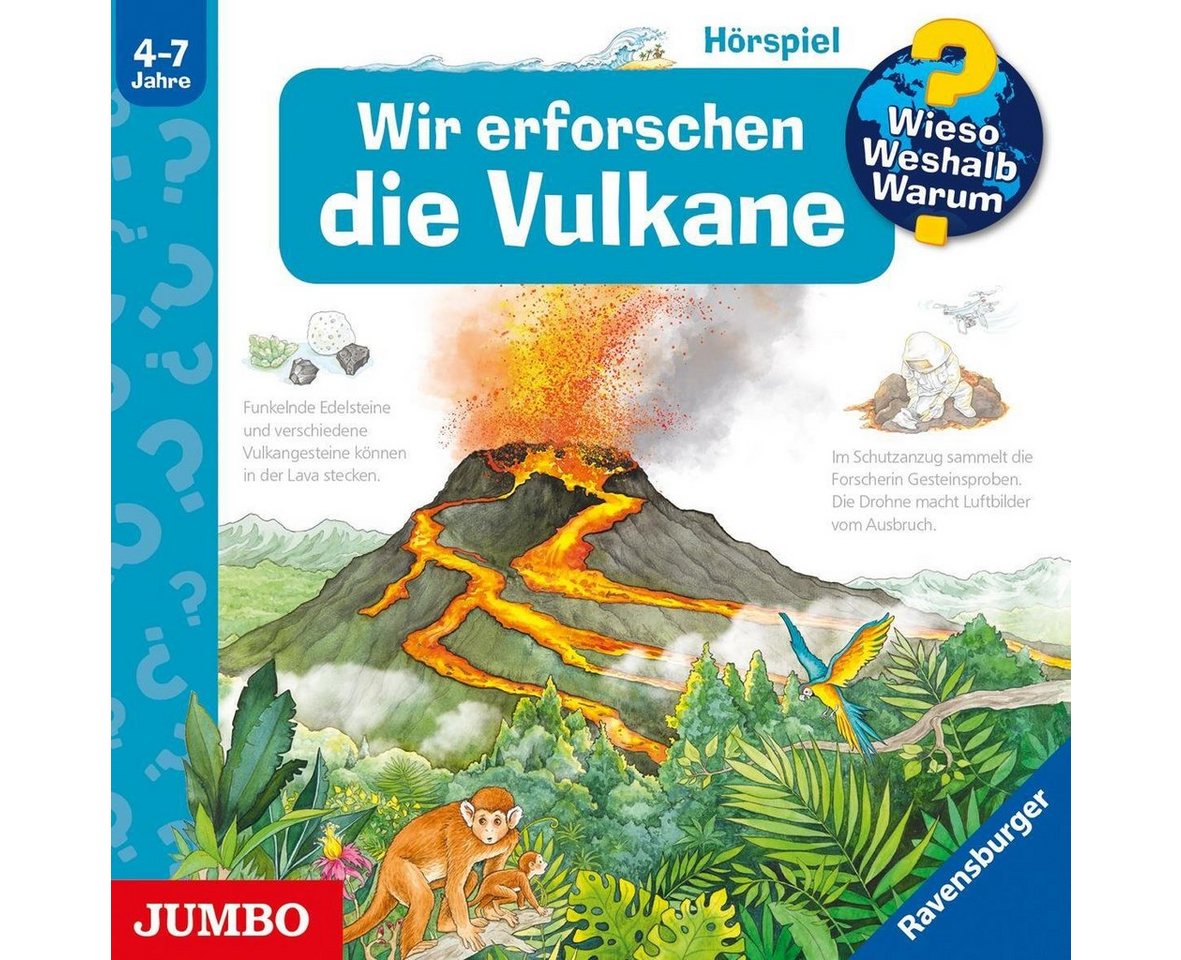 JUMBO Verlag Hörspiel Wieso? Weshalb? Warum? Wir erforschen die Vulkane von JUMBO Verlag