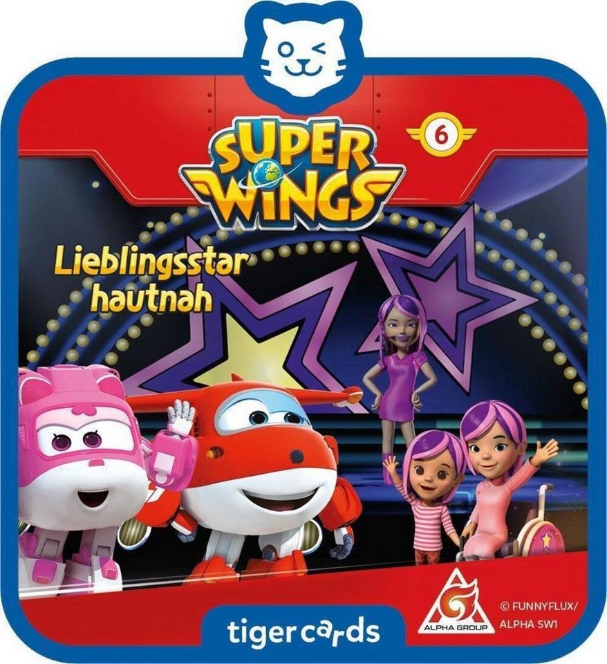 Hörspiel tigercard - Super Wings - 6 - Lieblingsstar hautnah Hörspiel tigercard - Super Wings - 6 - Lieblingsstar hautnah von OTTO