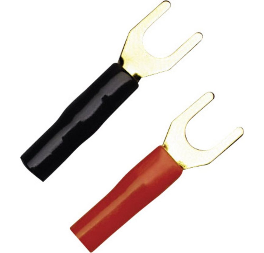 KSI 2.5P10 Gabelkabelschuh 1.50 mm² 2.50 mm² Loch-Ø=4 mm Teilisoliert Kabelzubehör, (KSI 2.5P10) von OTTO
