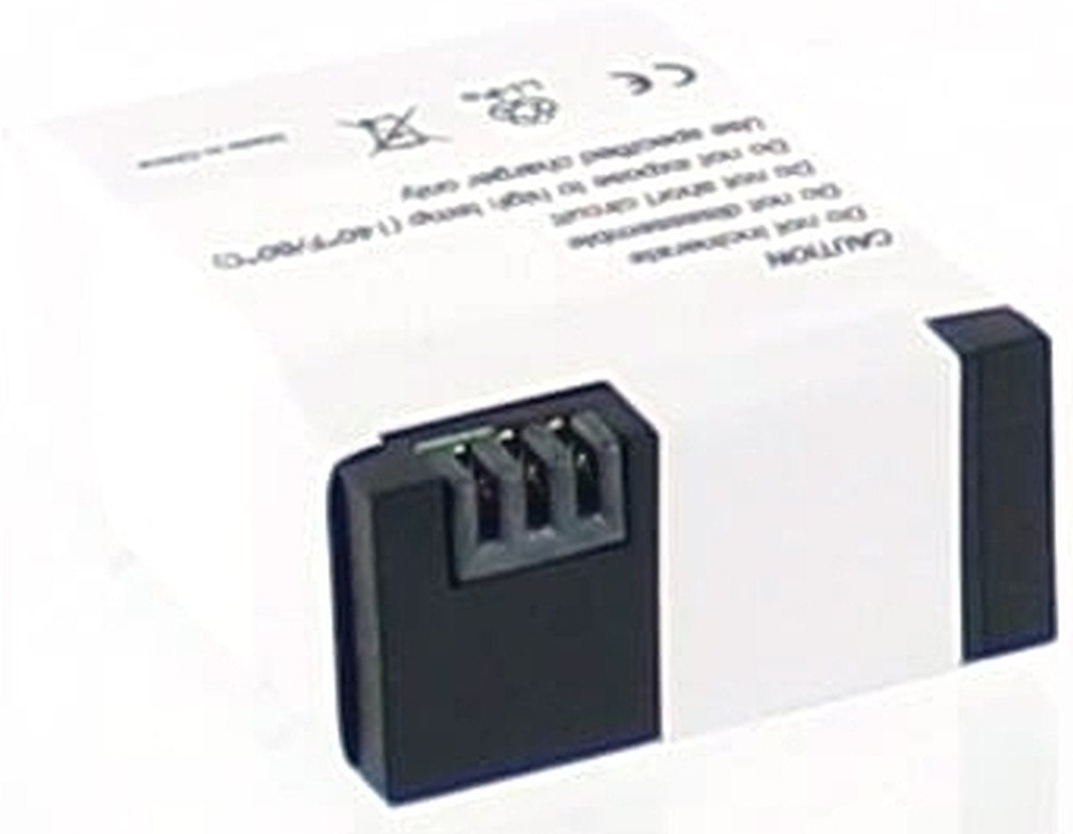 AGI Akku für Gopro Hero 3+ Li-Ion 3,7 Volt 1180 mAh weiß Kamera-Akku 1180 mAh (3.7 V) von AGI