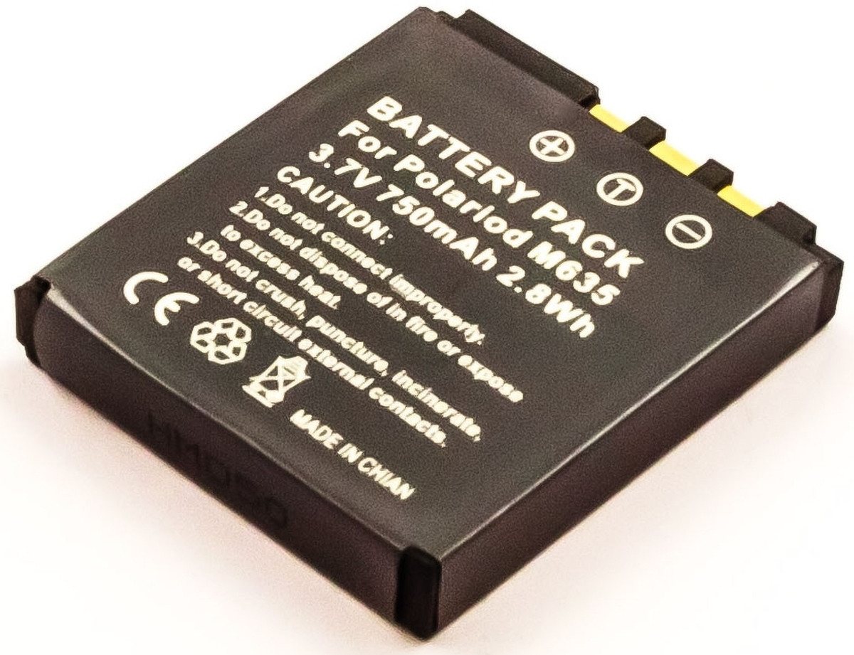 AGI Akku für Polaroid M635 Li-Ion 3,7 Volt 750 mAh schwarz Kamera-Akku 750 mAh (3.7 V) von AGI