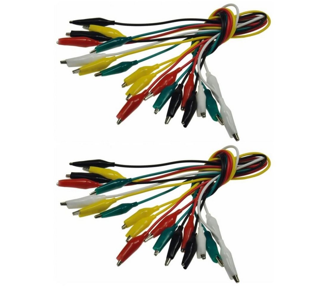 ETT Marketing GmbH Krokoklemmen Messleitung Satz 20 teilig Stromkabel ETT Marketing GmbH Krokoklemmen Messleitung Satz 20 teilig Stromkabel von Ett Marketing Gmbh