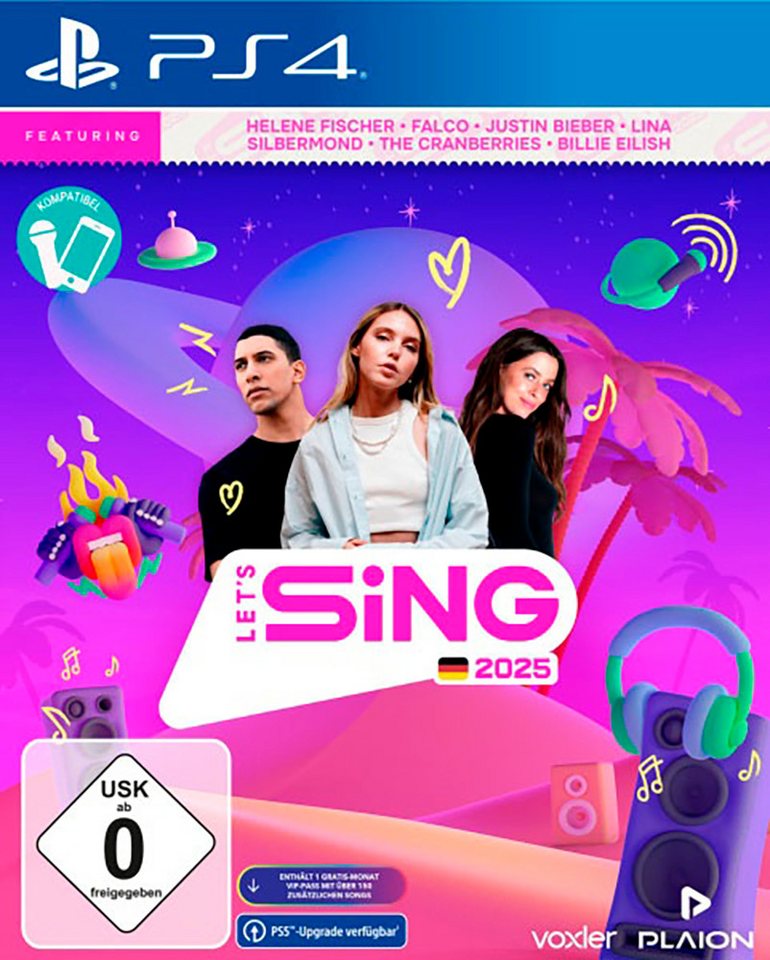 Let's Sing 2025 German Version PlayStation 4 von Ravenscourt