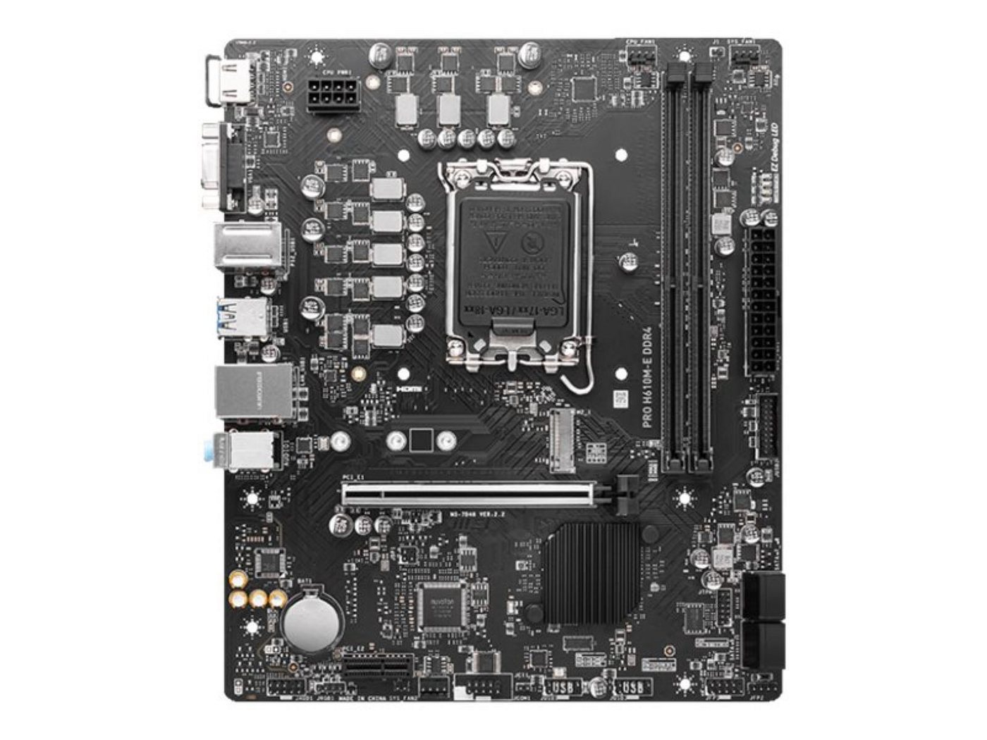 MSI PRO H610M-E DDR4 motherboard Intel H610 LGA 1700 micro ATX Mainboard von OTTO
