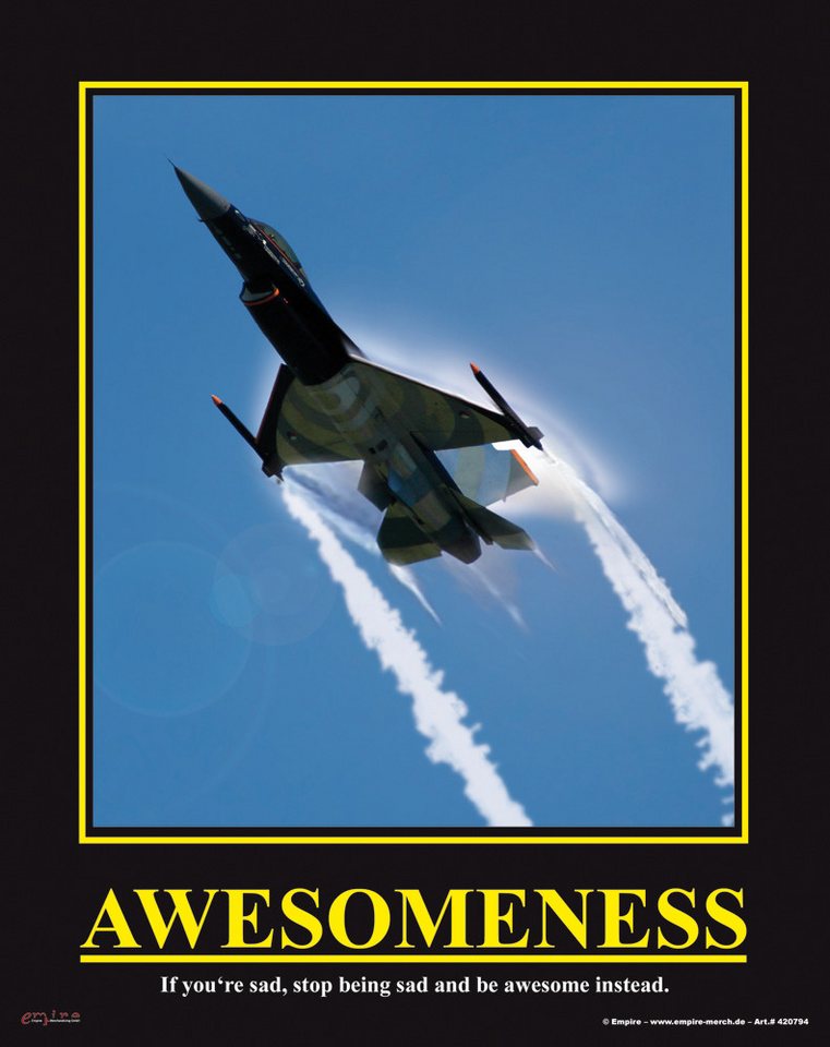Mauspad Awesomeness Jet - Mousepad - Mousepad von OTTO