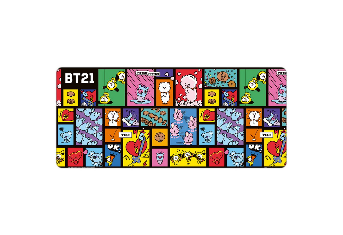 Mauspad BT21 - Schreibtischunterlage - Gaming Mousepad Mauspad BT21 - Schreibtischunterlage - Gaming Mousepad von OTTO