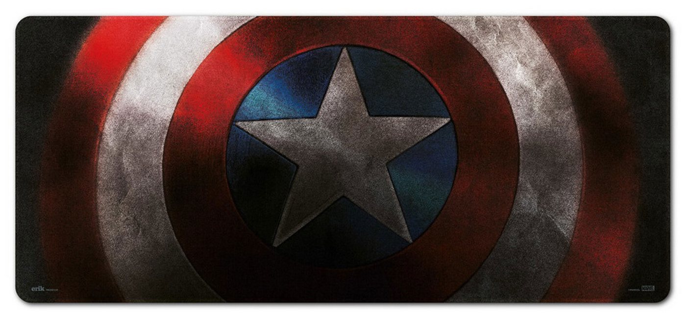 Mauspad Captain America - Schreibtischunterlage - Gaming Mousepad Mauspad Captain America - Schreibtischunterlage - Gaming Mousepad von OTTO