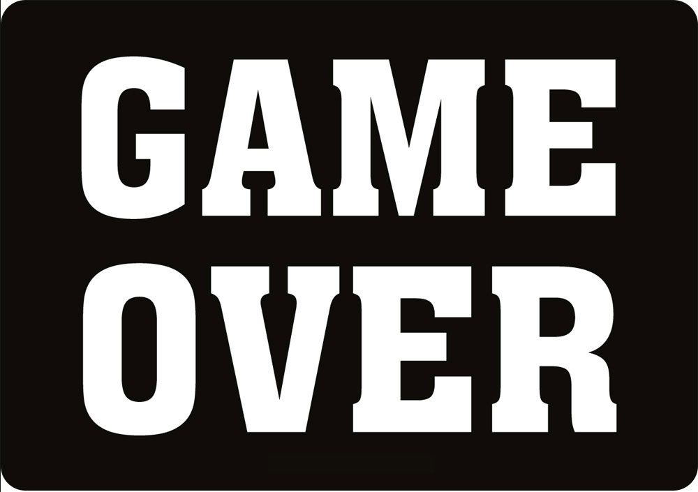 Mauspad Game Over - Mousepad - Mousepad von OTTO