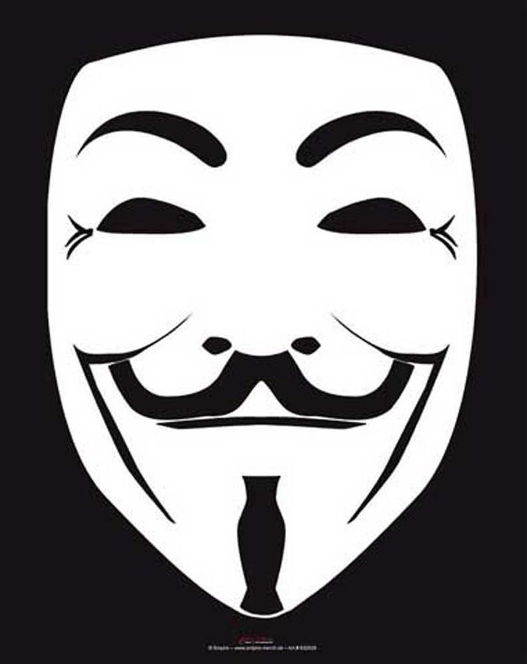 Mauspad Guy Fawkes Maske - Mousepad - Mousepad von OTTO