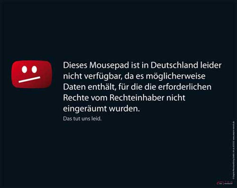 Mauspad Internet verboten - Mousepad - Mousepad von OTTO