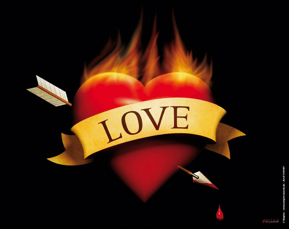 Mauspad Love Herz - Mousepad - Mousepad von OTTO
