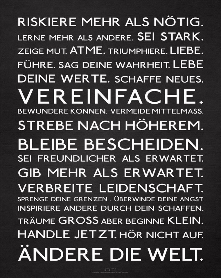 Mauspad Motivational Riskiere mehr - Mousepad - Mousepad von OTTO