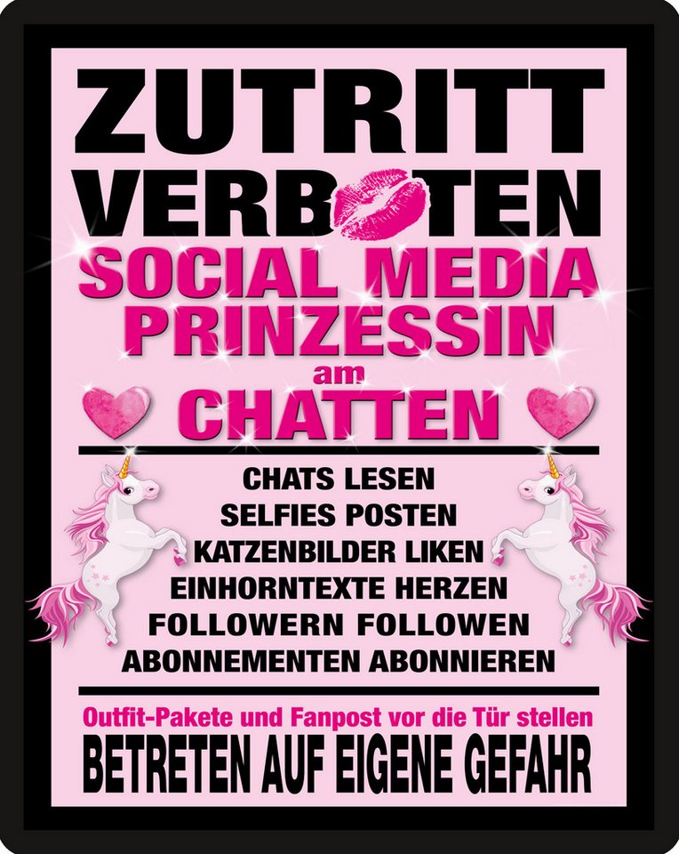 Mauspad Social Media Prinzessin - Mousepad - Mousepad von OTTO