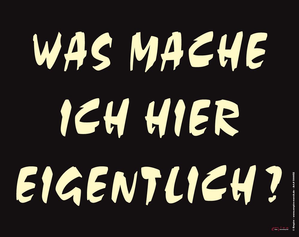 Mauspad Was mache ich hier eigentlich - Mousepad - Mousepad von OTTO