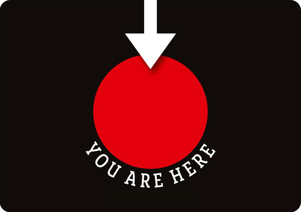Mauspad You are here - Mousepad - Mousepad von OTTO