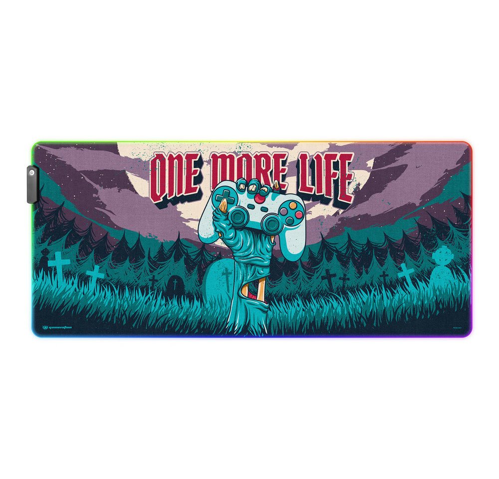 Mauspad one more Life - Schreibtischunterlage - Gaming Mousepad LED Mauspad one more Life - Schreibtischunterlage - Gaming Mousepad LED von OTTO